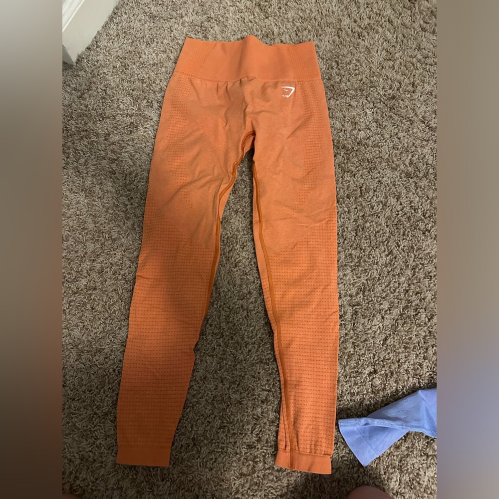 Gymshark vital seamless leggings orange